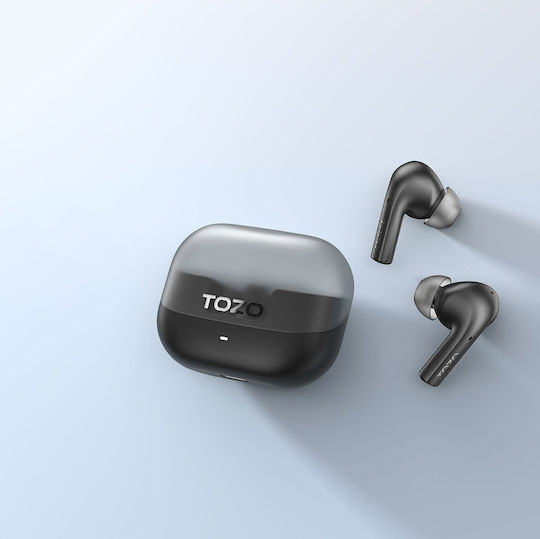 Tozo Agile Nova In-ear Bluetooth Handsfree Ακουστικά με Θήκη Φόρτισης Μαύρα
