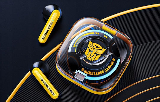 The Transformers TF-T03 In-ear Bluetooth Handsfree Ακουστικά με Θήκη Φόρτισης Bumblebee Garage