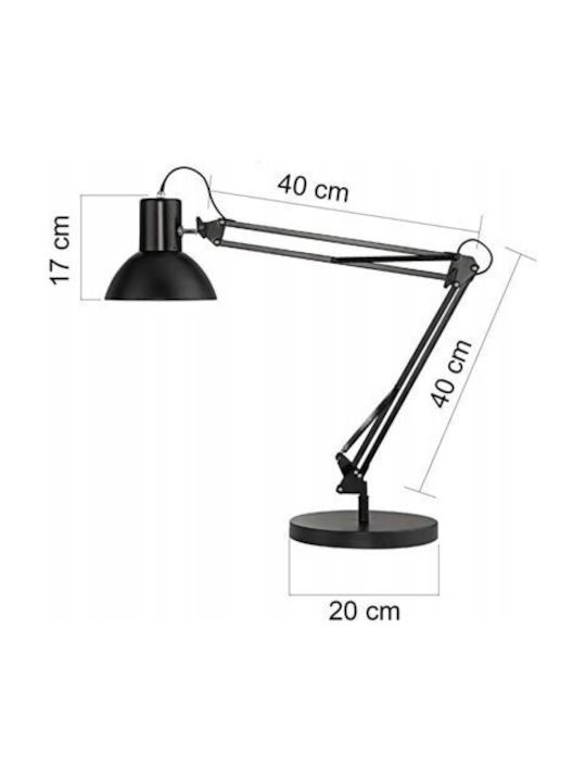 Unilux Unilux Success 80 Desk Lamp LED Φωτιστικό Γραφείου σε Μαύρο Χρώμα