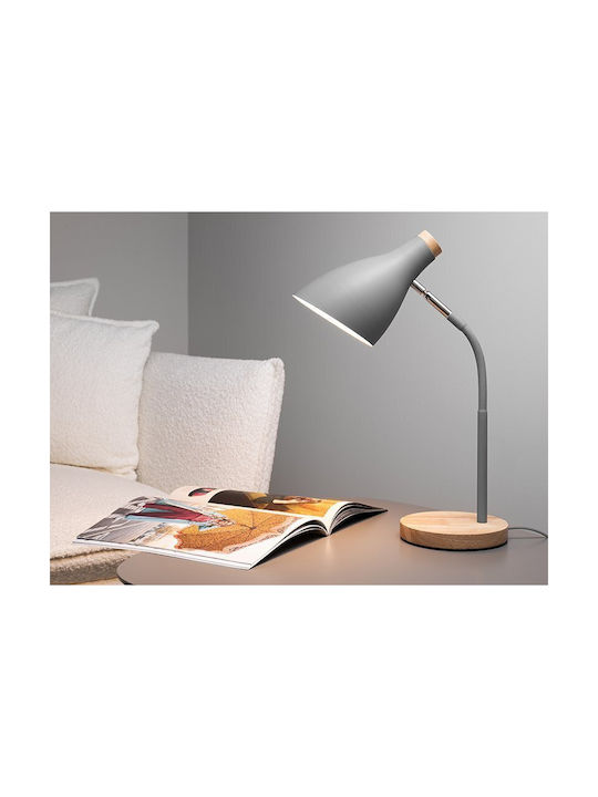 Tracer Office Lamp for Socket E27 in Gray Color