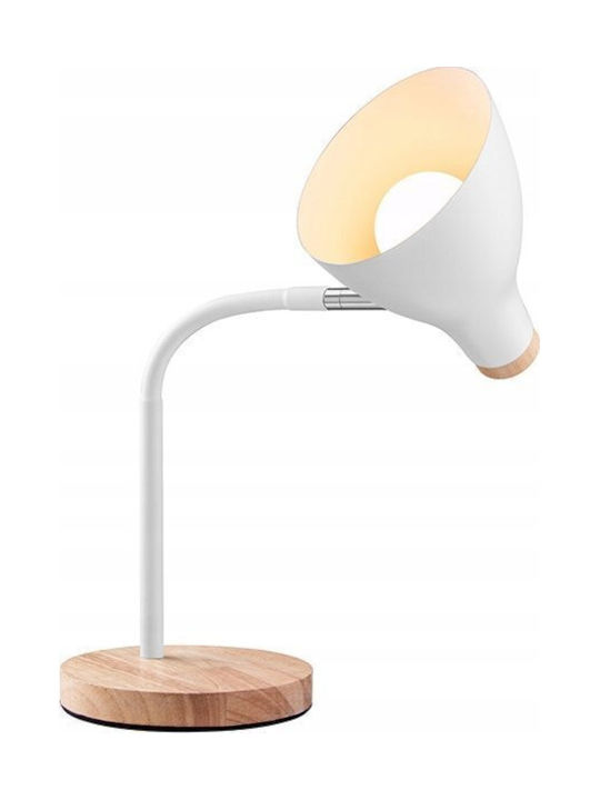 Tracer Schreibtischlampe für Fassung E27 in Weiß Farbe