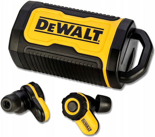 DEWALT Pro‑X2 ANC In-ear Bluetooth Handsfree Ακουστικά με Αντοχή στον Ιδρώτα και Θήκη Φόρτισης Μαύρα