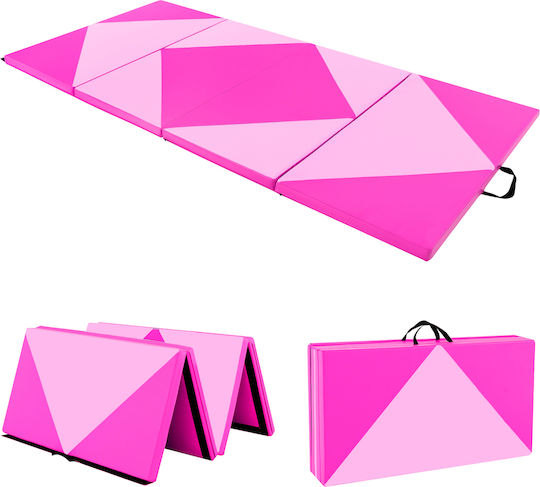 Costway Στρώμα Γυμναστικής Ροζ (240x117x5cm)