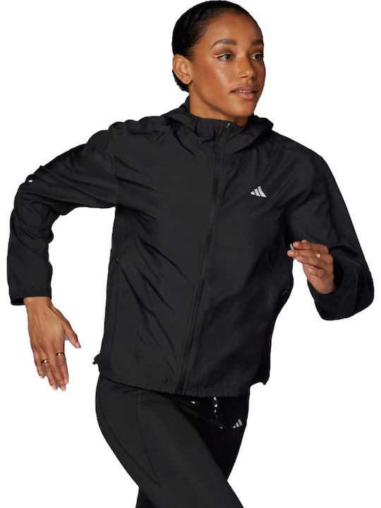 Run It Γυναικείο Μπουφάν Running Μαύρο