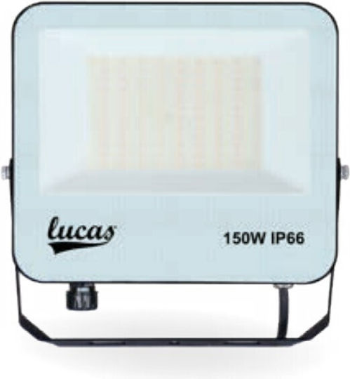 Lucas Waterproof LED Floodlight 150W Warm to Cool White IP66