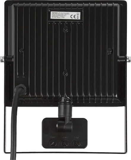 Maclean Energy Proiector LED Etanș 50W Alb Cald 3000K cu Senzor de Mișcare IP44