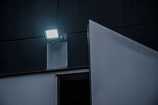 Brennenstuhl Jaro Waterproof Solar LED Floodlight 50W Cold White 6500K with Motion Sensor IP65