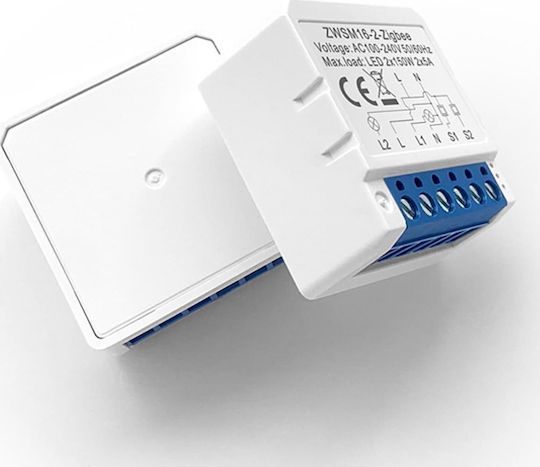 Avatto LZWSM16-W1 Smart Switch 1 Καναλιού ZigBee (χωρίς Ουδέτερο)