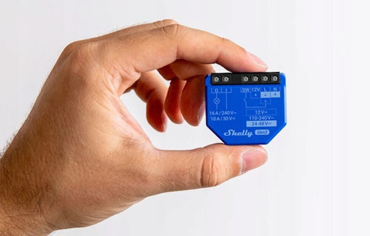 Shelly 1 Gen3 X4 Smart Switch 1 Καναλιού Wi-Fi, Bluetooth & RF 10A 4τμχ