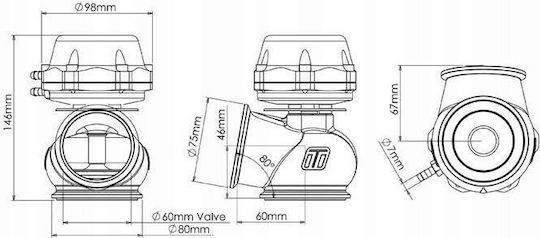 Turbosmart Gen-v Wg60 Power-gate60 14psi