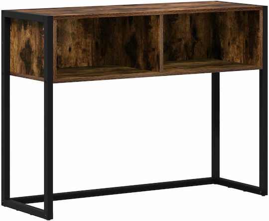 Wooden Console Table Καπνιστό Δρύς L100xW36xH75cm