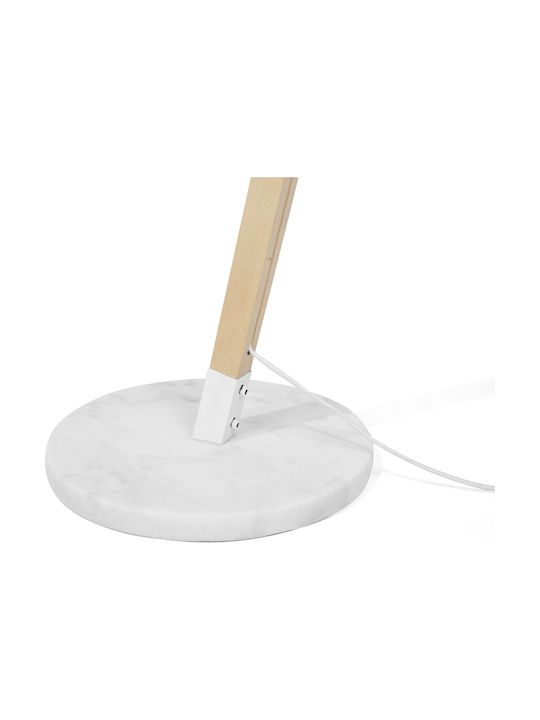Beliani Floor Lamp White