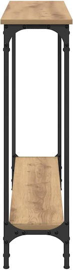 Κονσόλα Ξύλινη Artisan Oak Μ95xΠ22.5xΥ75εκ.