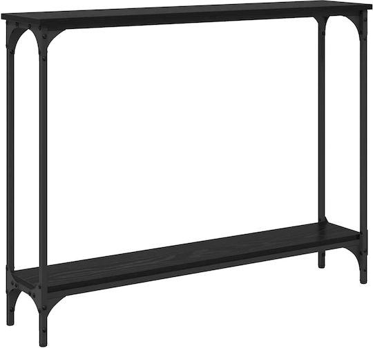 Wooden Console Table Black Beech L95xW22.5xH75cm