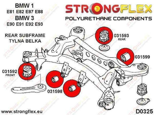 Strongflex Bushes for BMW Series 1 031592A