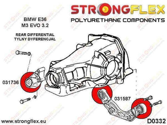 Strongflex Συνεμπλόκ για BMW E36 031587A