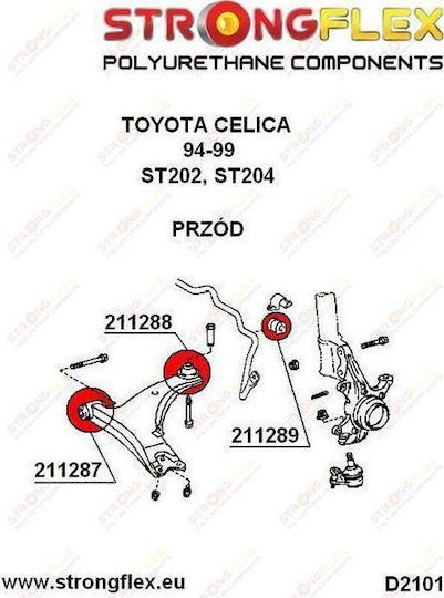 Strongflex Храсти за Toyota Целика 211289B_20MM