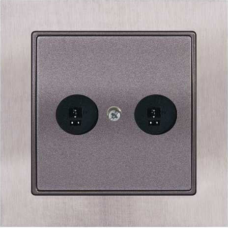 Mutlusan Elitra Plus Corian Steckdose Redner in Gray Farbe 10888