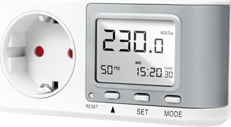 LogiLink Electricity Consumption Meter for Maximum Power up to 3.6kW