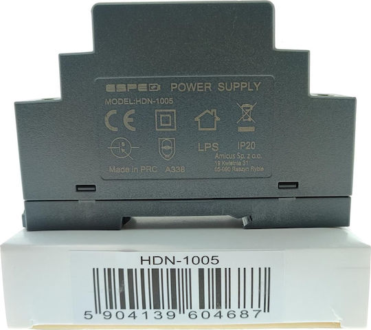 Τροφοδοτικό Ράγας με Έξοδο 5V και Ισχύ 10W 2A