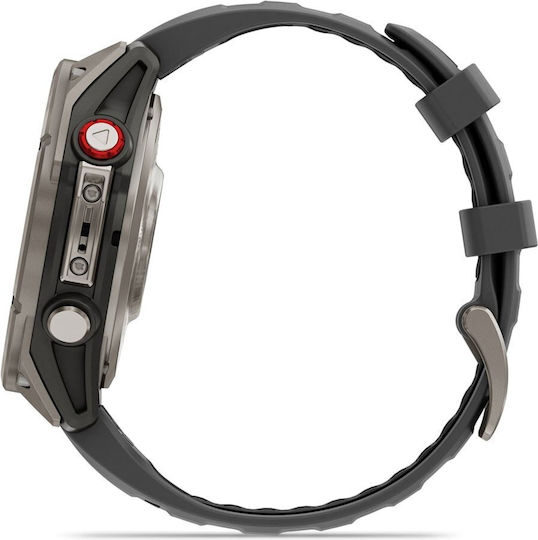 Garmin Fenix 8 Pro Titanium 47mm Waterproof Smartwatch with eSIM and Heart Rate Monitor (Graphite/Black)