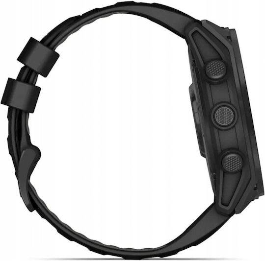 Garmin Tactix 8 AMOLED Titanium 51mm Waterproof Smartwatch with Heart Rate Monitor (Black)