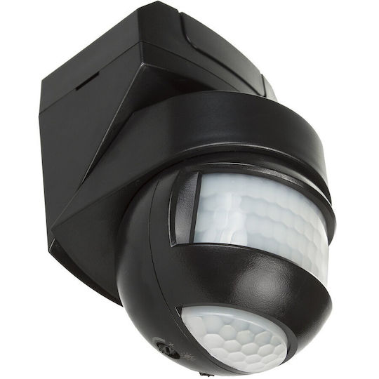 Maclean Twilight Bewegungsmelder 180° + 360° 2000w Schwarz Mce295