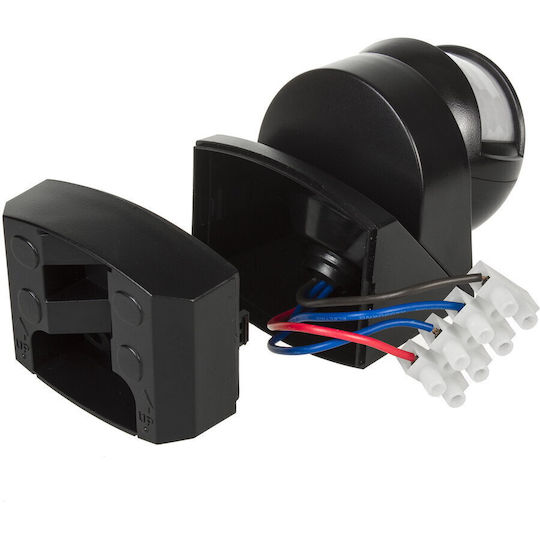 Maclean Twilight Bewegungsmelder 180° + 360° 2000w Schwarz Mce295