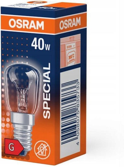 Ledvance Osram Λάμπα Φούρνου Spc.t Oven Cl 40w 230v E14