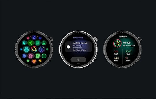 Noise Origin Stainless Steel Smartwatch (Γκρι)