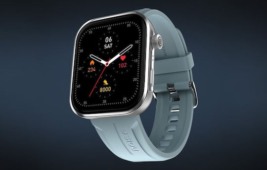 Noise Pro 5 Max Smartwatch με Παλμογράφο (Μπλε)