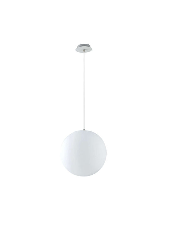 Fan Europe Geco Outdoor Hanging Ceiling Light E27 in White Color I-GECO-SFERA-S30