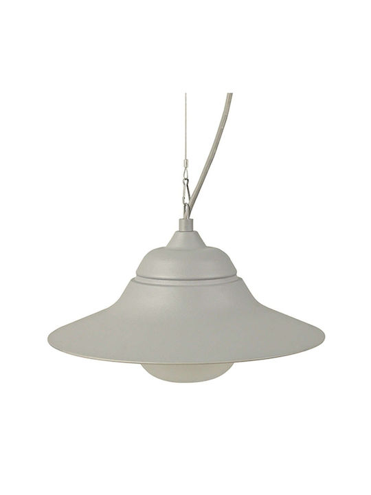 Aca Julie Outdoor Hanging Ceiling Light E27 in Gray Color JULIE1PG