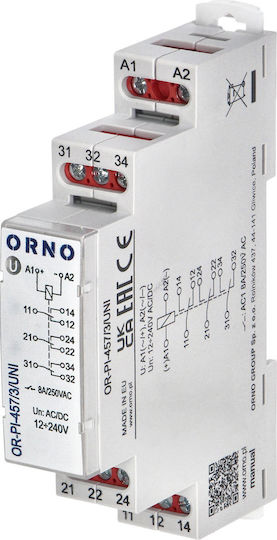 Orno Dreipolig Umstellung Schienenumschalter 250V 8A