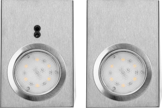 Orno Φωτιστικό Πάγκου Κουζίνας LED 2.5W Naturweiß mit Schalter und Bewegungssensor