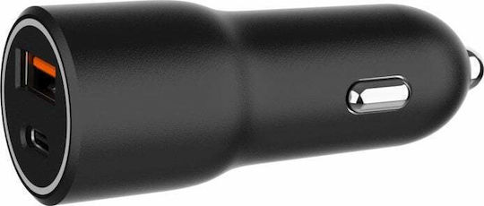 Art Auto-Ladegerät 38W mit Anschlüssen: 1xUSB 1xType-C