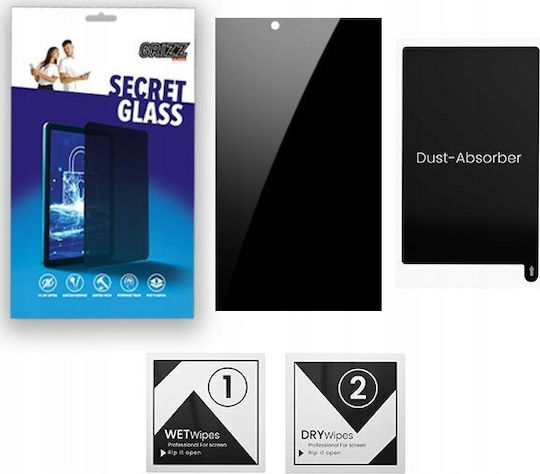 GrizzGlass Full Face Tempered Glass Apple iPad 10th Gen Black