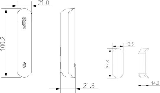Dahua ARD323-W2 868S Kabelloser Tür-/Fensterkontakt Sensor RF 868MHz