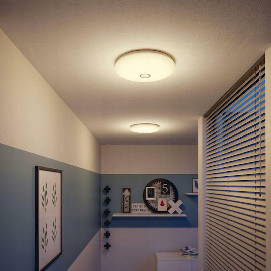 Philips Στρογγυλό Εξωτερικό LED Panel 16W με Θερμό Λευκό Φως 32εκ.