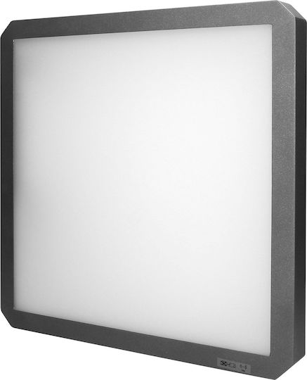 Orno Τετράγωνο LED Panel 38W με Φυσικό Λευκό Φως 4000K