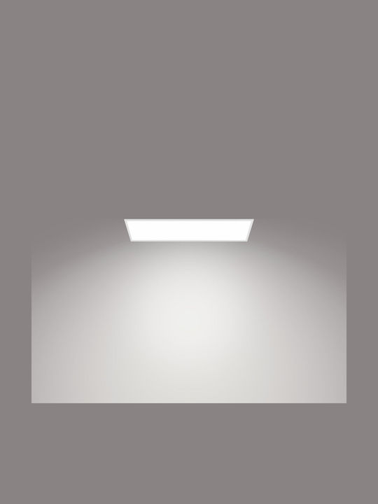 Philips Παραλληλόγραμμο Χωνευτό LED Panel 36W με Φυσικό Λευκό Φως 4000K 120x30εκ.