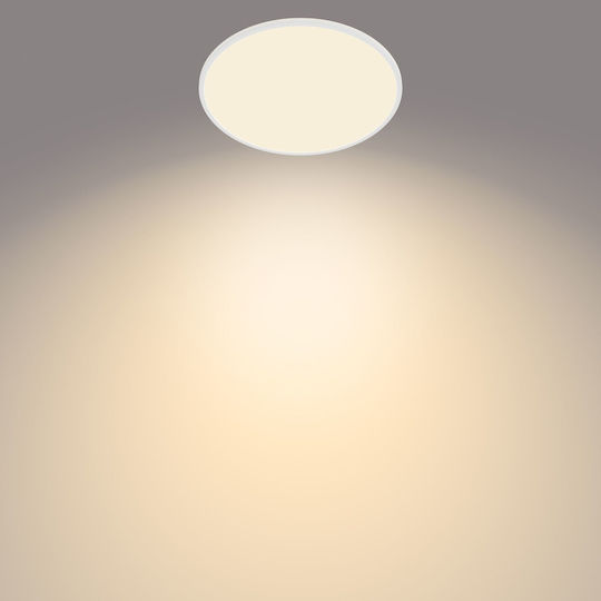 Philips Στρογγυλό Χωνευτό LED Panel 36W με Θερμό Λευκό Φως 55εκ.