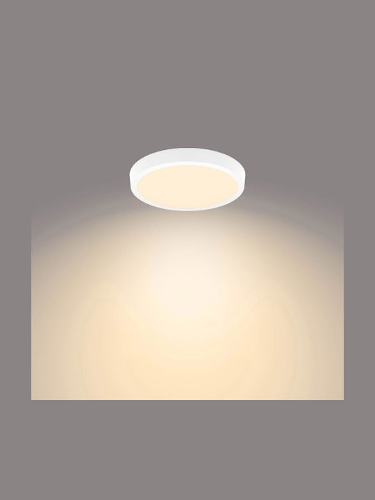 Philips Magneos Rund Draußen LED Panel 20W mit Warmes Weiß Licht 2700K