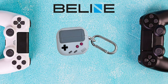 Beline Gamer Cover Θήκη Σιλικόνης σε Γκρι χρώμα για Apple AirPods 1 / AirPods 2
