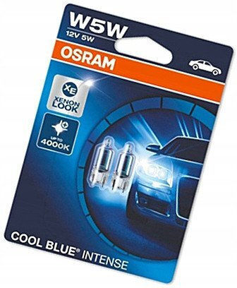 Osram Lamps Car Cool W5W Xenon 4000K Natural White 12V 5W 1pcs