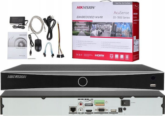 Hikvision Acusense DVR NVR DS-7608NXI-K2(D)