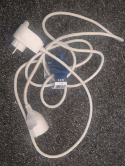 REV 2 Plätze mit Kabel 3m Weiß
