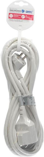 GSC Extension Cable Cord 5m White