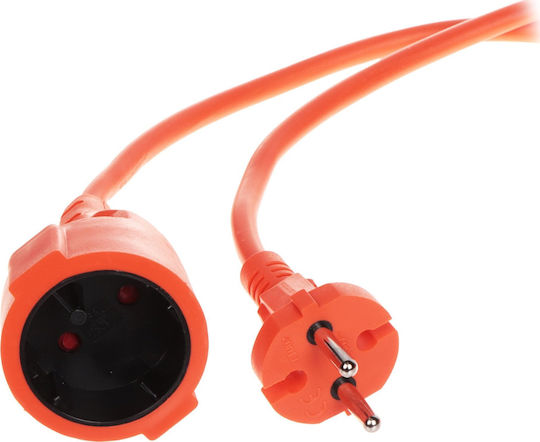 98-058 Netzvorladegerät Pr-160 1-Steckdose Ohne Erdung 20m Orange 2x1,5mm