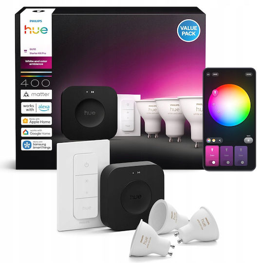 Philips Smart Bulb Hue Bridge Pro LED for Socket GU10